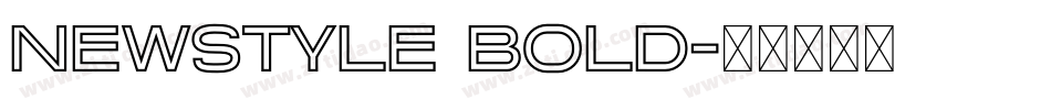 NewStyle Bold字体转换